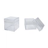 Kutu Kare Model Mika 5X5X5 CM Şefafaf (12 Adet)