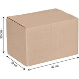 Kutu Marketim 40x30x30 Çift Oluklu Koli 15 Adet Boş Koli Evrak Kolisi Kutumarketim Kolikutu Kargo Paketleme Kolisi