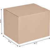 Kutu Marketim 80X50X50 Çift Oluklu Koli - 5 Adet - Boş Koli - Paketleme Kolisi -Ihracat Kolisi -Kutumarketimcom