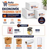 Kutu Marketim Kutumarketim 1+1 Ekonomik Taşınma Seti - Ambalaj Malzemeleri -Kutukoli -E Ticaret Kolisi -Boş Koli