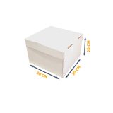 kutucum 10 ADET PASTA KUTUSU | 30 X 30 X 20 PASTA KUTUSU | OLUKLU MUKAVVA PASTA KUTUSU