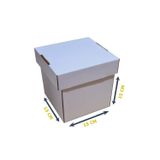 Kutucum 30 Adet Pasta Kutusu | 15x15x15 Pasta Kutusu | Oluklu Mukavva Pasta Kutusu