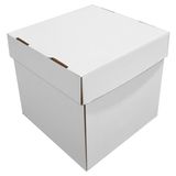 Kutucum 30 x 30 x 20 Pasta Kutusu | Oluklu Mukavva Pasta Kutusu - 30 Adet