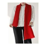 Kütükhouse Kırmızı Keten Atkı 40X160