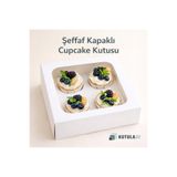kutula 32 4'lü Cupcake Kutusu (10 adet)