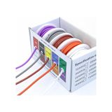 Kutulu 6 Renk Makaralı 18awg 0.9mm 8a 30 Metre Elektrik Kablo Seti Montaj Test Pcb Atlama Kablosu