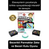 Kutulu Becerikli Parmaklar Zeka ve Beceri Oyunu El Göz Koordinasyon Geliştiren Motor Beceri Aktivite - diğer