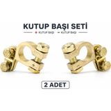 Kutup Ticaret Saral Akü Kutup Başı Seti (+/-) 2 Adet Universal