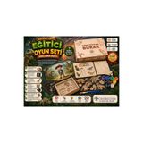 Kutup Yıldızı Tasarım Atölyesi Kişiye Özel İsimli Ahşap Eğitici Dinozor Fosil Kazı ve Puzzle Oyun Seti (7 Aktivite) KYTA-KOAEOS-008