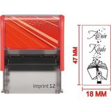 Kütüphane Kaşesi - Trodat Inprint 12 - Ithal