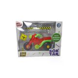 Kutusuz Sürtmeli Sök Tak Oyuncak Motorsiklet 14 Cm