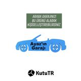 kutuTR 42 Araçlık Ahşap Araç Rafı - Sadece Isimlik ( Hotweels Ve Matchbox )