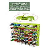 kutuTR 42 Araçlık Ahşap Duvar Rafı Hotweels Ve Matchbox İSİM YAZDIRMAK IÇİN ISİMLİK ALINIZ, 8692016045490