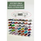 kutuTR 42 Araçlık Ahşap Duvar Rafı Hotweels Ve Matchbox İSİM YAZDIRMAK IÇİN ISİMLİK ALINIZ, 8692016045506