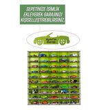 Kututr 50 Araçlık Ahşap Duvar Rafı Hotweels Ve Matchbox İsim Yazdırmak İçin İsimlik Alınız,Bursa Raf