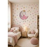 kutuTR 50x100 cm Kendinden Yapışkanlı Duvar Stickerı – Çocuk Odası, Bebek Odası ve Ev Dekorasyonu İçin Dekoratif Duvar Süsü