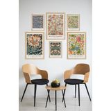 kutuTR 6'lı Ahşap Model 3 Adet 21x30 ve 3 Adet 13x17 Tablodan Oluşan Set Çerçeve Görünümlü 3060, 8692016043595