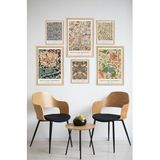 kutuTR 6'lı Ahşap Model 3 Adet 21x30 ve 3 Adet 13x17 Tablodan Oluşan Set Çerçeve Görünümlü 3060