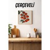 Kututr Ahşap Çerçeveli Mdf Kare Tek Tablo Kendi Setinizi Oluşturacağınız Liste Mutfak03,Çerçeveli Tx1184 32 X