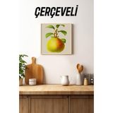 Kututr Ahşap Çerçeveli Mdf Kare Tek Tablo Kendi Setinizi Oluşturacağınız Liste Mutfak,Çerçeveli Tx1064 32 X