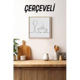 Kututr Ahşap Çerçeveli Mdf Kare Tek Tablo Kendi Setinizi Oluşturacağınız Liste Mutfak,Çerçeveli Tx1070 42 X