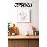 Kututr Ahşap Çerçeveli Mdf Kare Tek Tablo Kendi Setinizi Oluşturacağınız Liste Mutfak,Çerçeveli Tx1072 32 X 32
