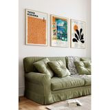 KutuTR Ahşap Çerçeveli Mdf Tablo Seti Salon Ve Oturma Odası İçin ÇT3001 32 x 42