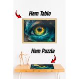 Kututr Ahşap Çerçeveli Puzzle Tablo Hthp 002,225 Parça 32 X 42