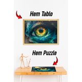 Kututr Ahşap Çerçeveli Puzzle Tablo Hthp 002,400 Parça 42 X 62