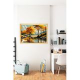 Kututr Ahşap Çerçeveli Puzzle Tablo Hthp 006,400 Parça 42 X 62