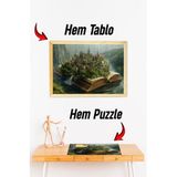Kututr Ahşap Çerçeveli Puzzle Tablo Hthp 009,120 Parça 23 X 32