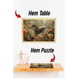 Kututr Ahşap Çerçeveli Puzzle Tablo Hthp 011,120 Parça 23 X 32