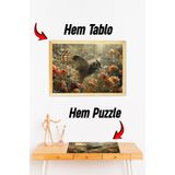 Kututr Ahşap Çerçeveli Puzzle Tablo Hthp 011,400 Parça 42 X 62