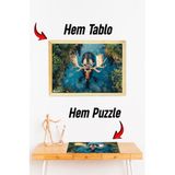 Kututr Ahşap Çerçeveli Puzzle Tablo Hthp 012,225 Parça 32 X 42