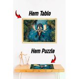 Kututr Ahşap Çerçeveli Puzzle - Tablo Hthp - 012