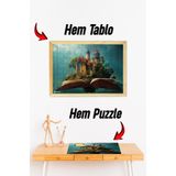 Kututr Ahşap Çerçeveli Puzzle Tablo Hthp 014,120 Parça 23 X 32