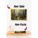 Kututr Ahşap Çerçeveli Puzzle Tablo Hthp 015,120 Parça 23 X 32