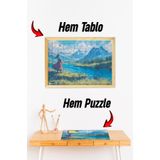 Kututr Ahşap Çerçeveli Puzzle Tablo Hthp 017,120 Parça 23 X 32