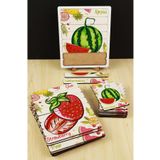 kutuTR Ahşap Çubuk Puzzle, 10lu Set Puzzle, Meyveler Puzzle, Montesorri Puzzle