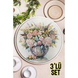 Kututr Ahşap Mdf Kahve Sunum Tepsisi,M7 Modeli 24 X
