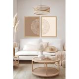kutuTR Dekorize Mdf 2 Parça 30x40 cm 3 Mm Çerçeve Görünümlü Bohem Tablo 30401