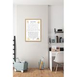 Kututr Dekorize Mdf 3 Mm Çerçeve Görünümlü Ayetel Kürsi,Kahverengi 21 X 30