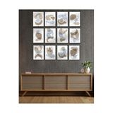 kutuTR Dekorize Mdf Tablo Seti 12 Parça 3 Mm - Çiçekli Salon Oturma Yatak Odası Için Duvar Dekoru, çiçeklisoyut01. 13x17