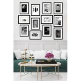 Kututr Dekorize Mdf Tablo Seti 12 Parça 3 Mm Salon Oturma Yatak Odası Için Duvar Dekoru,Renkli 13 X 17,8692016043670