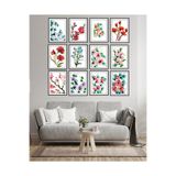 Kututr Dekorize Mdf Tablo Seti 12 Parça 3 Mm Salon Oturma Yatak Odası Için Duvar Dekoru,Renkli 21 X 30,8692016044189