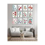 Kututr Dekorize Mdf Tablo Seti 12 Parça 3 Mm Salon Oturma Yatak Odası Için Duvar Dekoru,Renkli 30 X 40,8692016044196