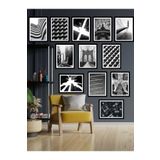 kutuTR Dekorize Mdf Tablo Seti 12 Parça 3mm - Siyah Beyaz Salon Oturma Yatak Odası Için Duvar Dekoru Model3_room7.