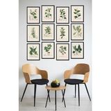 Kututr Dekorize Mdf Tablo Seti 12 Parça Salon Oturma Odası İçin Duvar Dekoru Çerçeve Görünümlü Onk Seri,Onk 1027 30 X 40