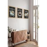 Kututr Espresso Mocha Cappuccino – 3’Lü Mdf Uv Baskılı Kahve Tablo Seti 3 Ebat Seçeneği Crvs1021,Crvs1021 13 X 17