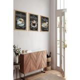 Kututr Espresso Mocha Cappuccino – 3’Lü Mdf Uv Baskılı Kahve Tablo Seti 3 Ebat Seçeneği Crvs1021,Crvs1021 21 X 30